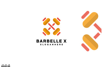 barbelle logo gradient colorful