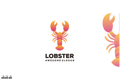 lobster logo gradient colorful