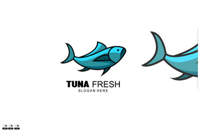 tuna fish design art colorful