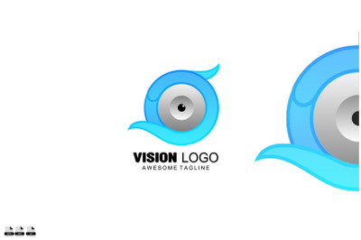 illustration design vision gradient colorful