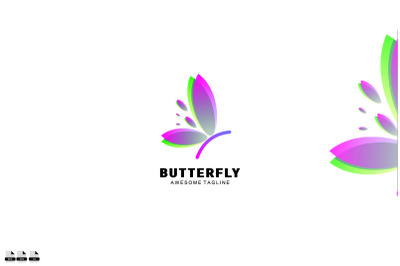 premium art butterfly design colorful