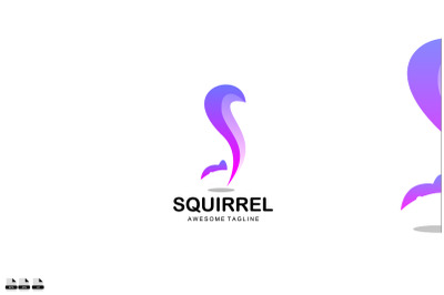 illustration art squirrel design colorful