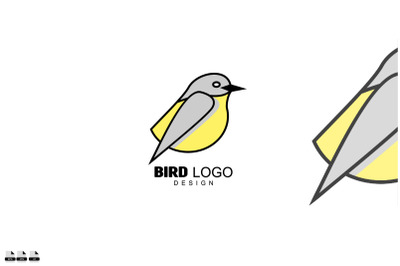 icon vector bird logo gradient colorful