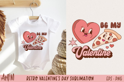 Be My Valentine PNG | Retro Valentine&#039;s Day Sublimation