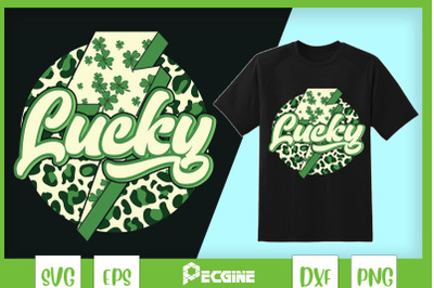 Retro Feeling Lucky Irish St Patrick