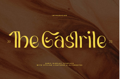 Gaslrile Typeface