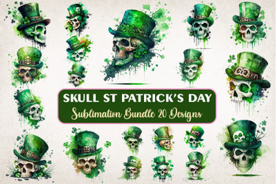 Badass Skull St Patrick&#039;s Day Bundle