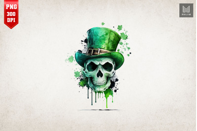 Badass Skull St Patrick&amp;&23;039;s Day 11