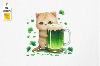 Cute Cat Loves Beer St Patrick&amp;&23;039;s Day 5