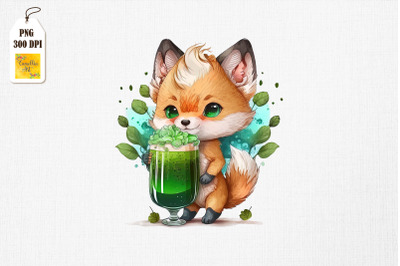 Cute Fox Loves Beer St Patrick&amp;&23;039;s Day 4