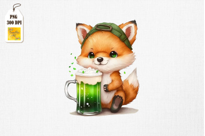 Cute Fox Loves Beer St Patrick&amp;&23;039;s Day 5