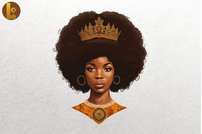 Afro Girl Black History Month 2