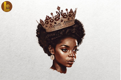 Afro Girl Black History Month 5