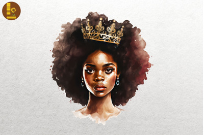 Afro Girl Black History Month 8