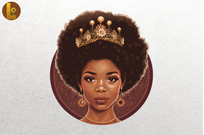 Afro Girl Black History Month 10