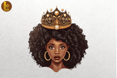 Afro Girl Black History Month 15