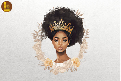 Afro Girl Black History Month 16