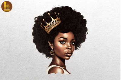 Afro Girl Black History Month 17