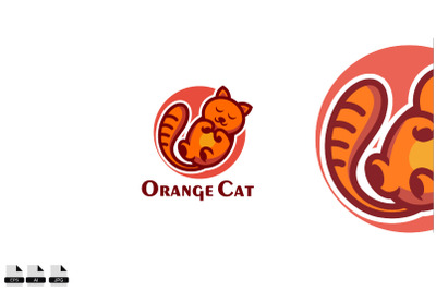 cute design cat gradient colorful