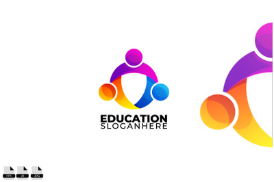 human design logo colorful