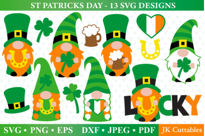 St Patricks SVG, St Patricks Day, Gnome SVG