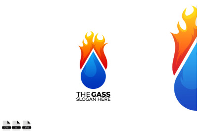 water fire design color gradient vector