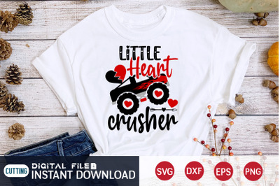 Little Heart Crusher SVG