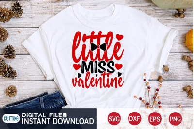 Little Miss Valentine SVG