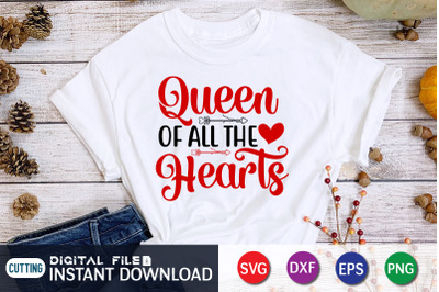 Queen of all the Hearts SVG