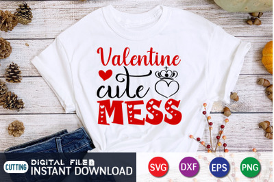 Valentine Cute Mess SVG