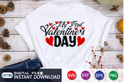 My First Valentines Day SVG