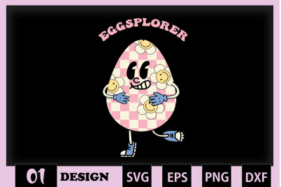 Egg-splorer Retro Egg Easter