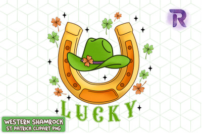 Lucky Horseshoe Cowboy Hat St Patrick