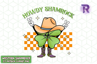 Howdy Shamrock Lucky Leaf Cowboy