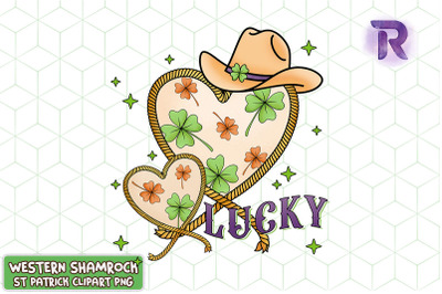 Lucky St Patrick Day Western Cowboy