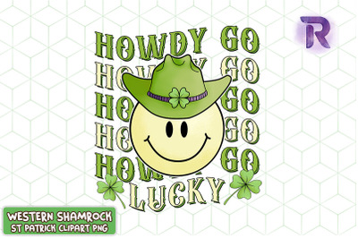 Howdy Go Lucky St Patrick Smiley Face