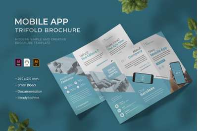 Mobile App - Trifold Brochure