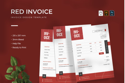 Red - Invoice