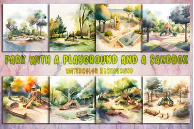 Park With A Playground And A Sandbox