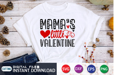 Mamas Little Valentine SVG