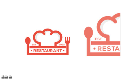 Restaurant Chef Logo icon Design illustration