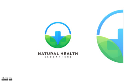 Professional Leaf Health Logo design vector illustration