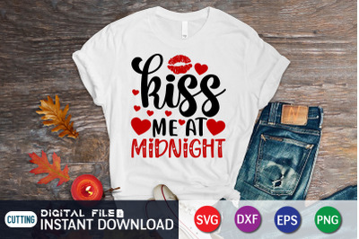 Kiss Me At Midnight SVG