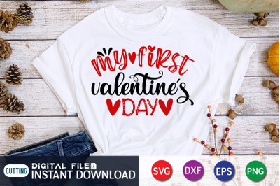 My First Valentines Day SVG