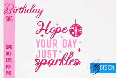 Birthday SVG | Happy Birthday Quotes SVG Design | Happy Days SVG