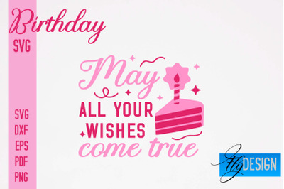 Birthday SVG | Happy Birthday Quotes SVG Design | Happy Days SVG