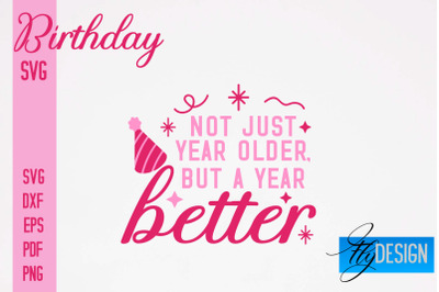 Birthday SVG | Happy Birthday Quotes SVG Design | Happy Days SVG