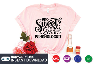 One Sweet School Psychologist SVG