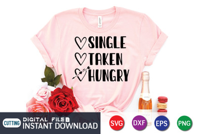 Single Taken Hungry SVG