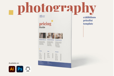 Photography - Pricing List